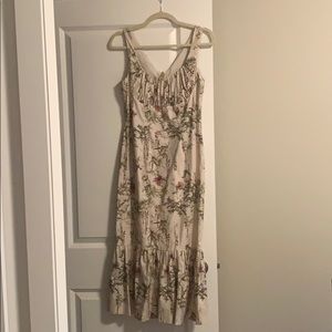 antonio melani ruffle bottom midi floral dress 2